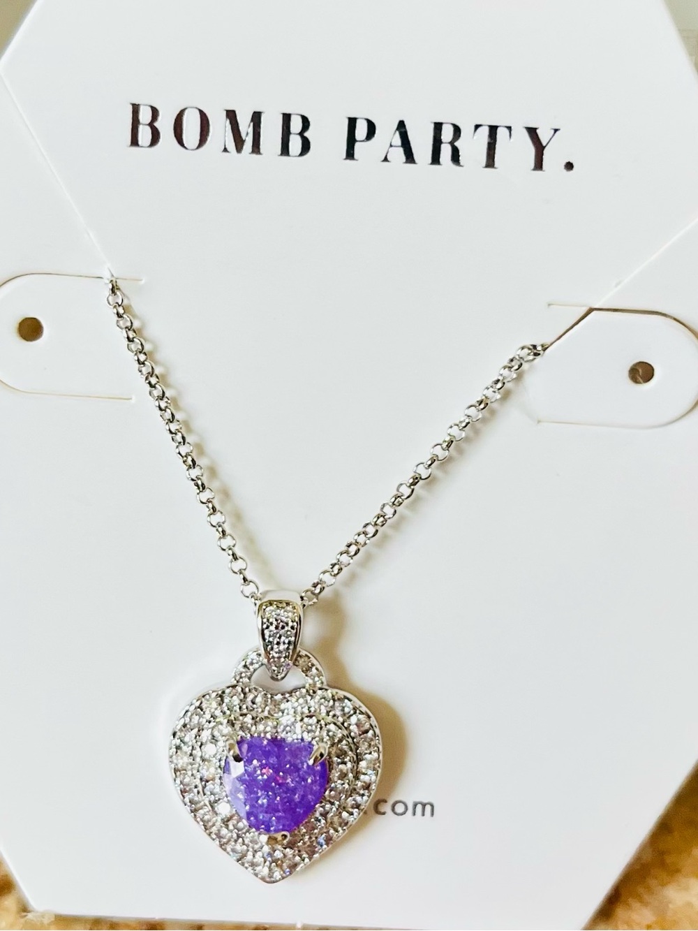 Bomb Party Retro RBP6064 Happily Ever After Heart Necklace